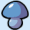Sapphire Mushroom